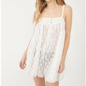 FREE PEOPLE Rule The World Lace Romper